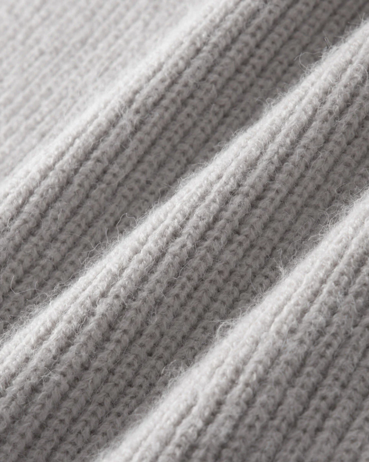 Cardigan Zippé en Laine Mérinos Quatre Saisons