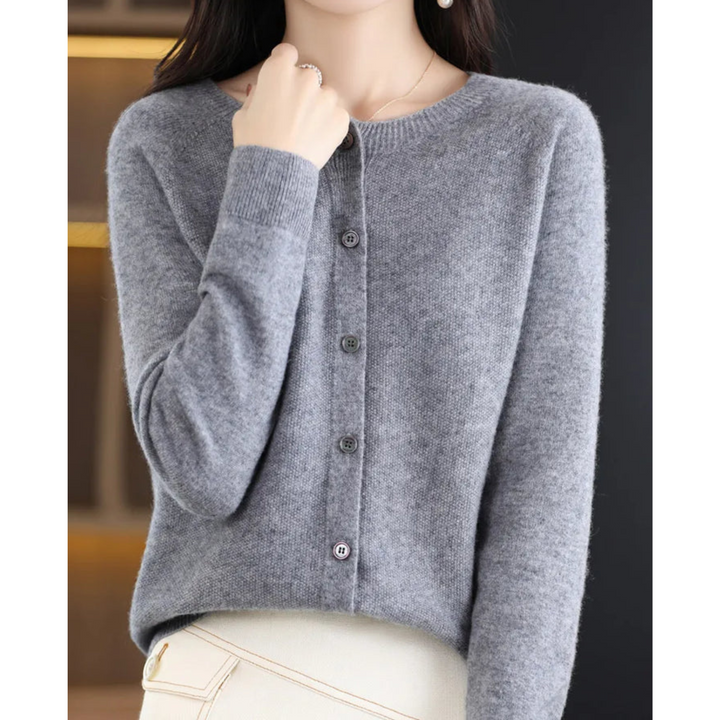 Gilet en 100 % Laine Mérinos pour Femme "Claire"
