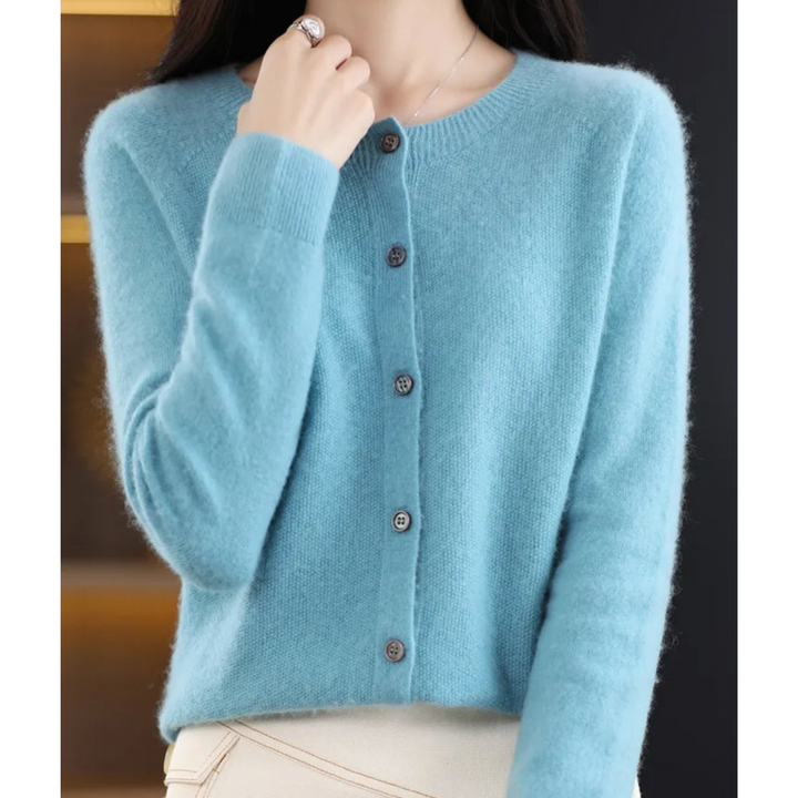 Gilet en 100 % Laine Mérinos pour Femme "Claire"
