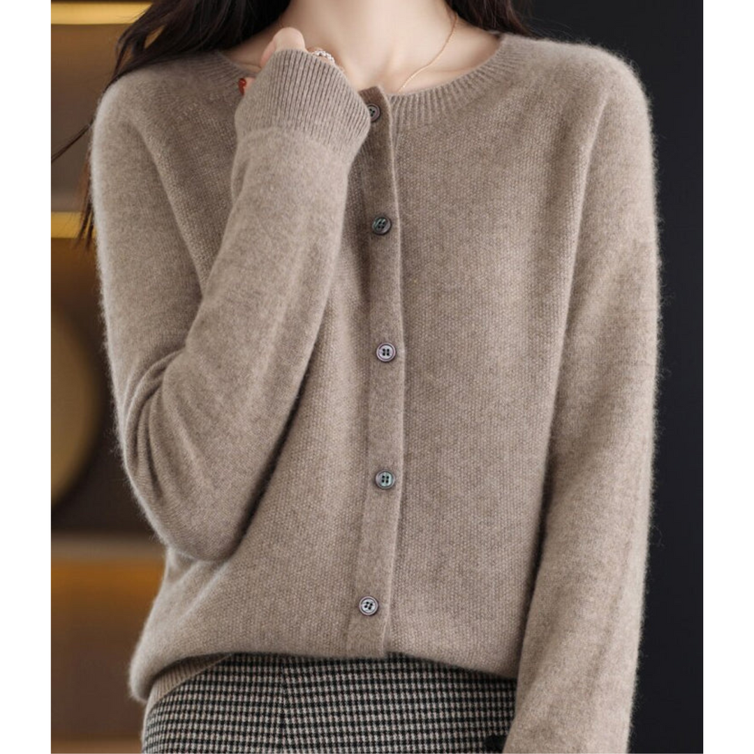 Gilet en 100 % Laine Mérinos pour Femme "Claire"