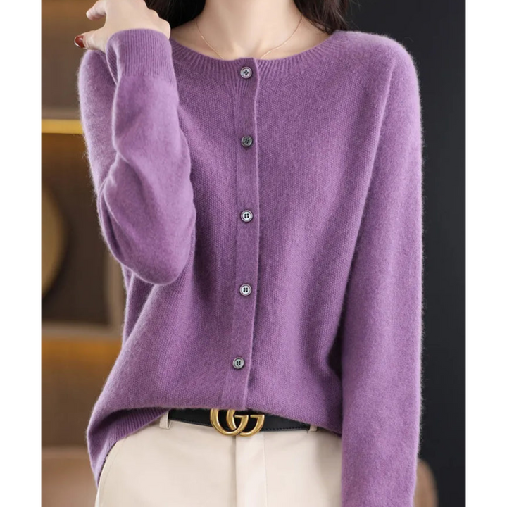 Gilet en 100 % Laine Mérinos pour Femme "Claire"