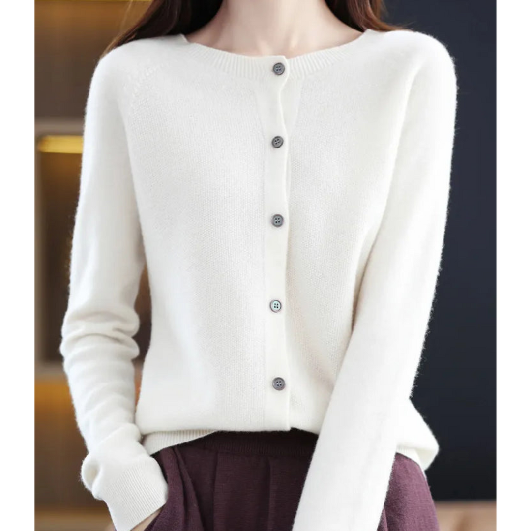 Gilet en 100 % Laine Mérinos pour Femme "Claire"