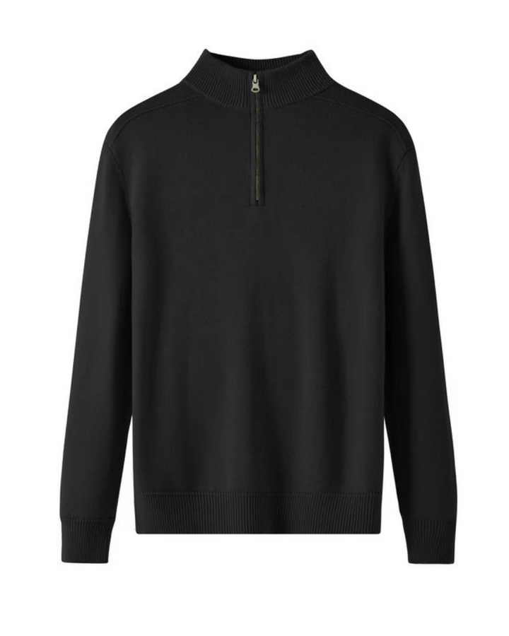 Pull zippé en laine mérinos Capri