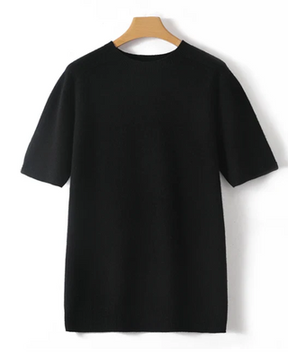 Pull à manches courtes en laine mérinos "Gabriel"