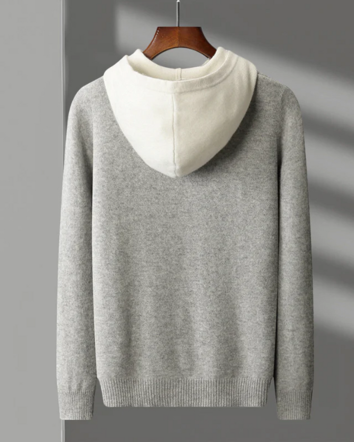 Hoodie en Laine Merino Nova