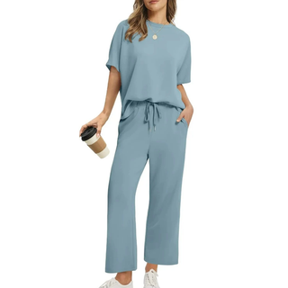 SoftSet | Ensemble Décontracté de Blouse et Pantalons pour Femmes