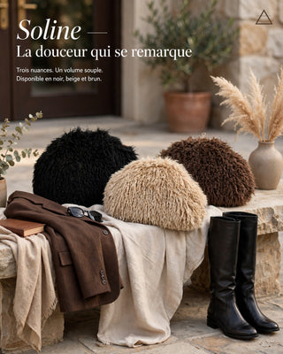 SOLINE | Sac oversize texturé