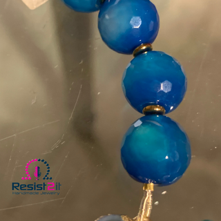 BRACELET AGATE BLEUE™