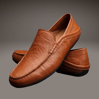 Olivier — Mocassins souples en cuir