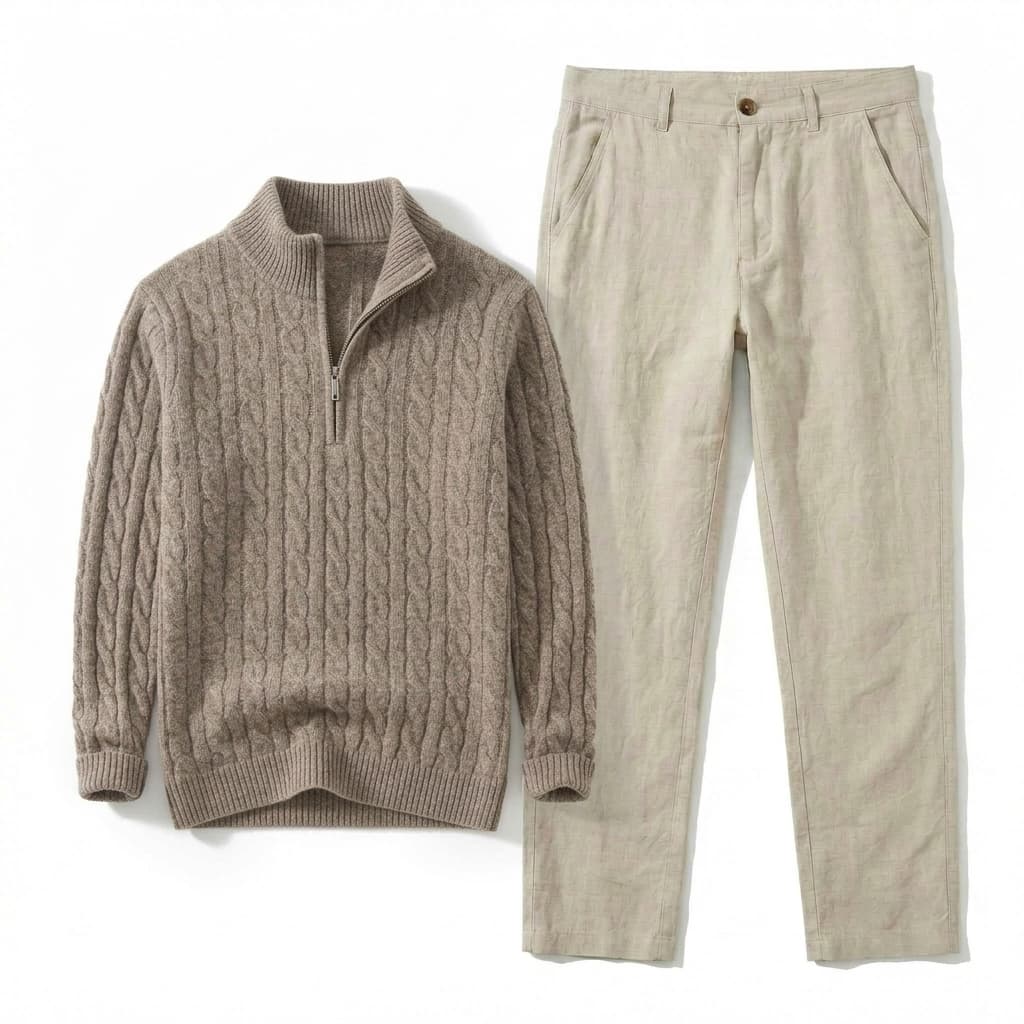 Jean-David — Tenue Mérinos &amp; Lin