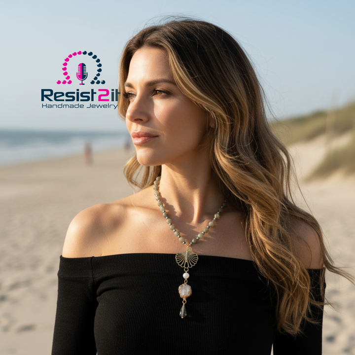 LABRADORITE LUNE™ - Collier en Labradorite &amp; Pierre de Lune