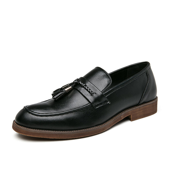 Mocassins en Cuir avec Franges