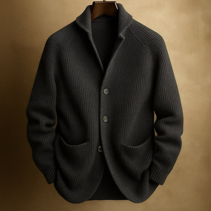 Adrien™ – Cardigan en maille côtelée