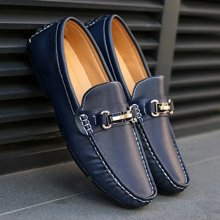Mocassins en Cuir Authentique