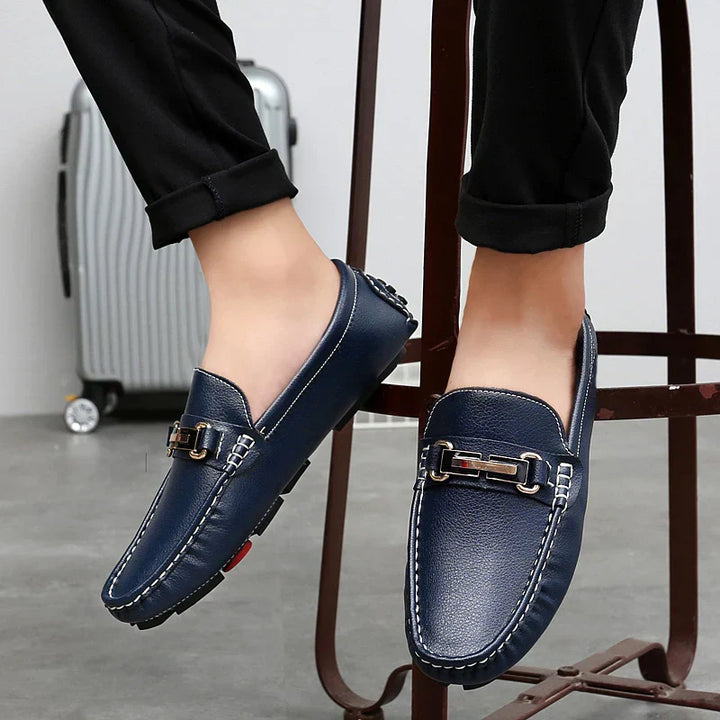 Mocassins en Cuir Authentique