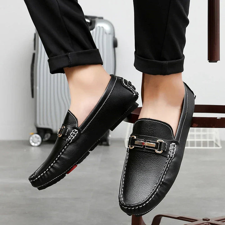 Mocassins en Cuir