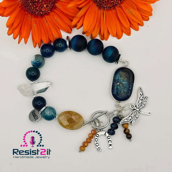BRACELET LIBELLULE LUNE ARGENTÉE™