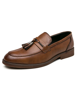Mocassins en Cuir avec Franges