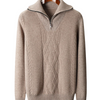 Pull zippé en laine mérinos Taranto