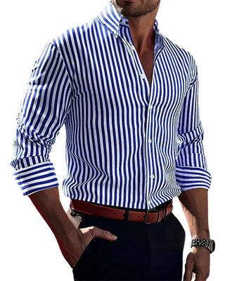Chemise Rayée Élégante "Bastien"