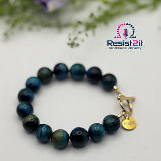 BRACELET OCEAN DEPTH TIGER EYE™