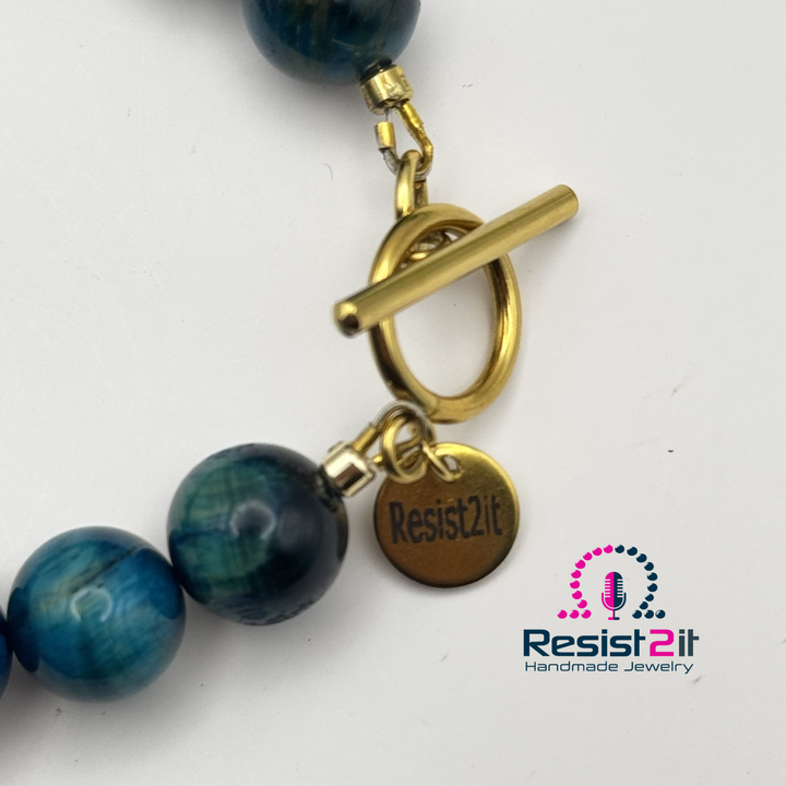 BRACELET OCEAN DEPTH TIGER EYE™