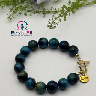 BRACELET OCEAN DEPTH TIGER EYE™