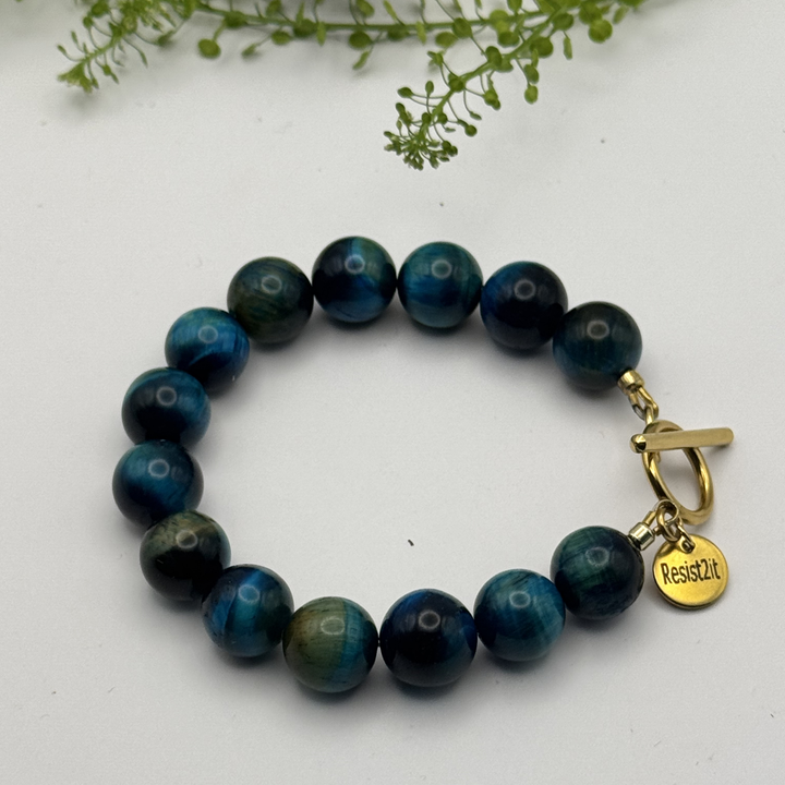BRACELET OCEAN DEPTH TIGER EYE™