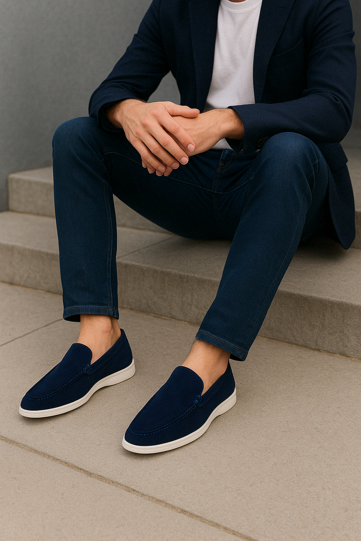 Mocassins en Suède Chic