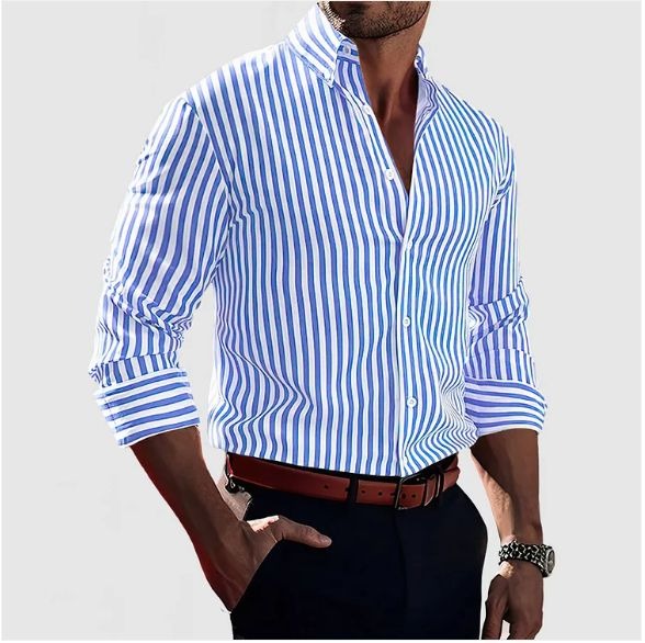 Chemise Rayée Élégante "Bastien"