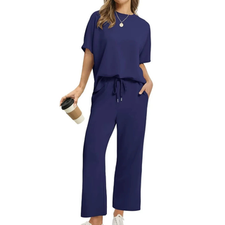 SoftSet | Ensemble Décontracté de Blouse et Pantalons pour Femmes