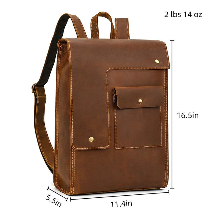 Gaspard – Sac à Dos en Cuir Vintage